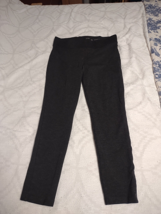 Nygard Collection Pants - Comfortable Women's Nygaard slims Charcoal Knit Leggings - Pull-On Slim Fit